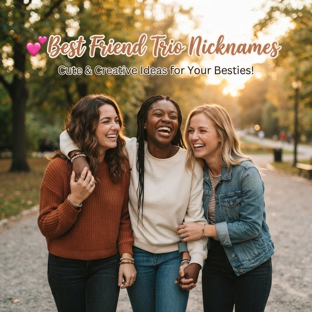 💕 Best Friend Trio Nicknames