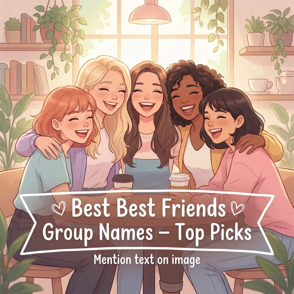๐ Best Best Friends Group Names โ Top Picks
