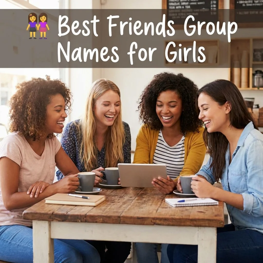 ๐ฏโโ๏ธ Best Friends Group Names for Girls