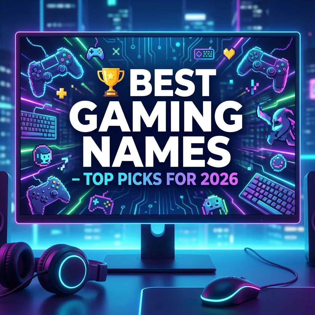 ๐ Best Gaming Names โ Top Picks for 2026