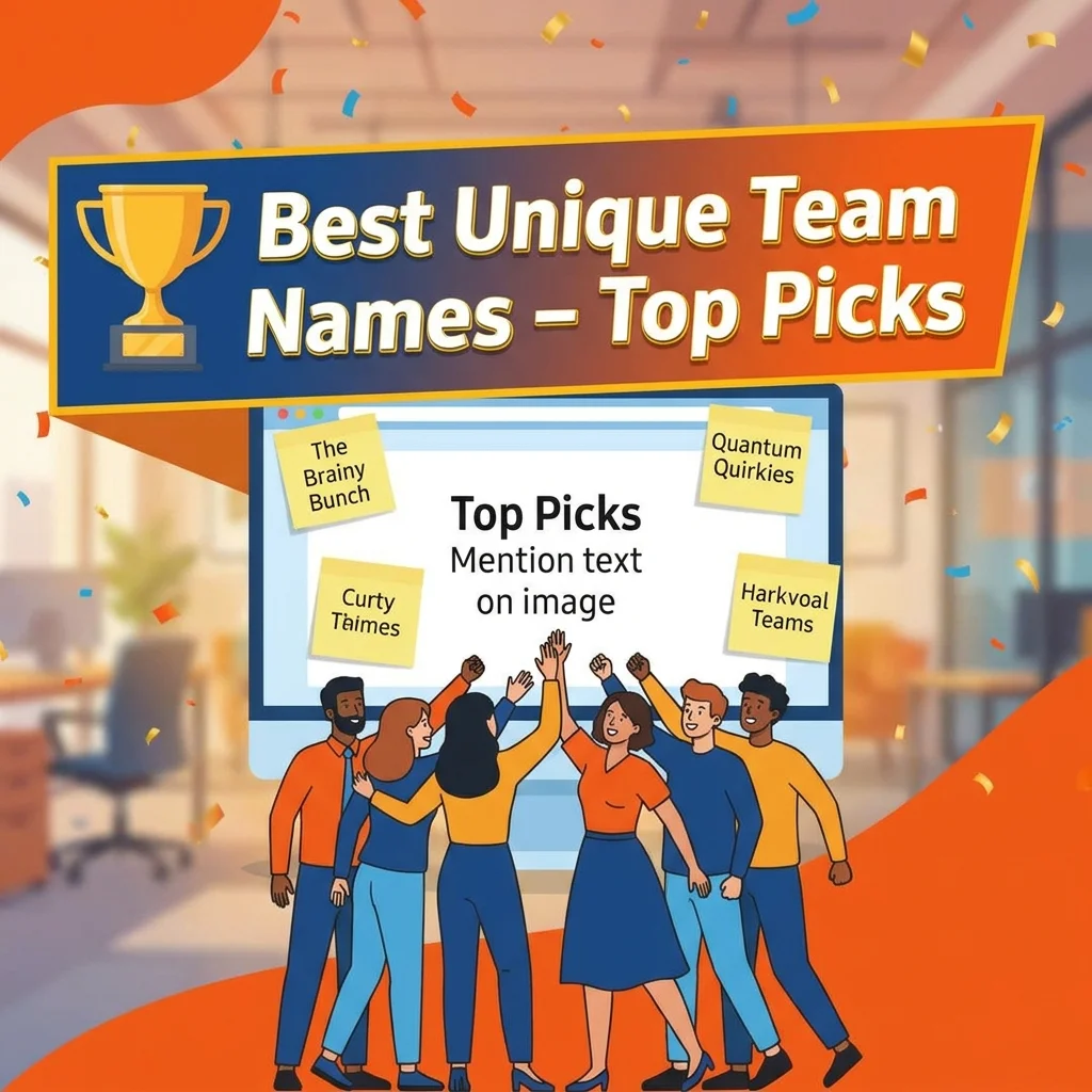 ๐ Best Unique Team Names โ Top Picks