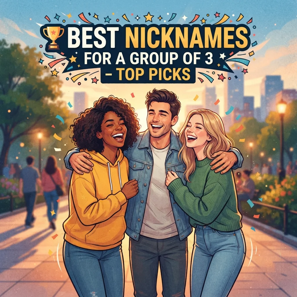 🏆 Best Nicknames for a Group of 3 – Top Picks