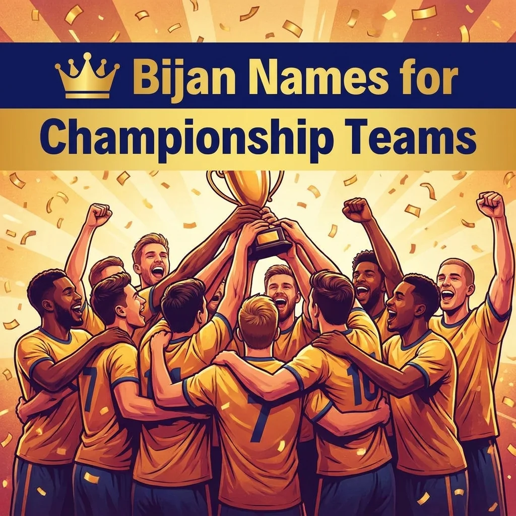 👑 Bijan Names for Championship Teams