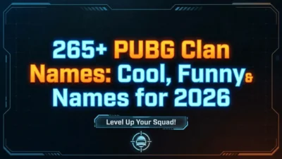 PUBG Clan Names