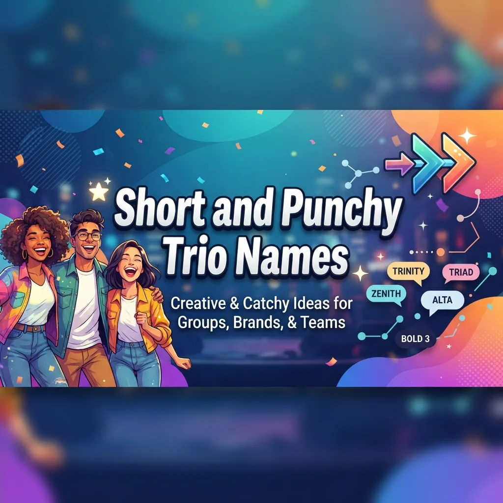 🌟 Short and Punchy Trio Names