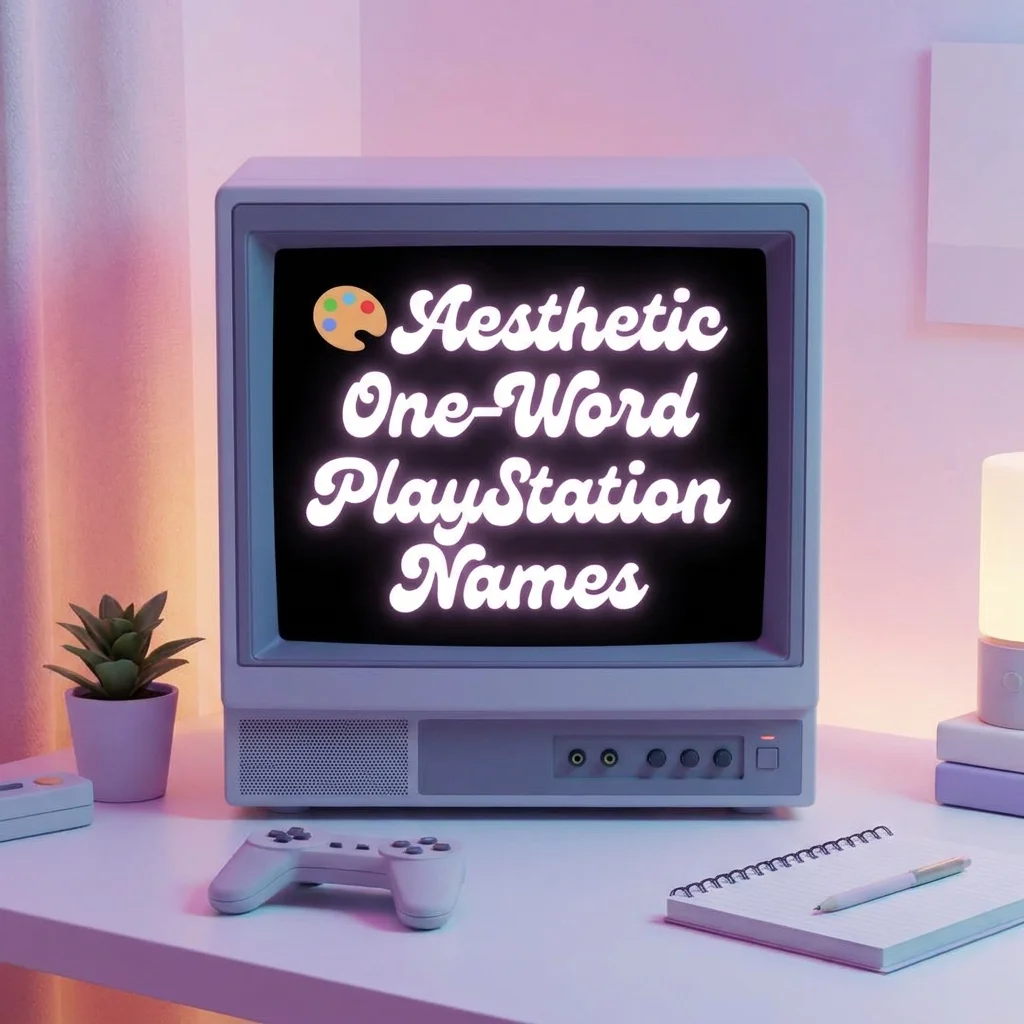 🎨 Aesthetic One-Word PlayStation Names