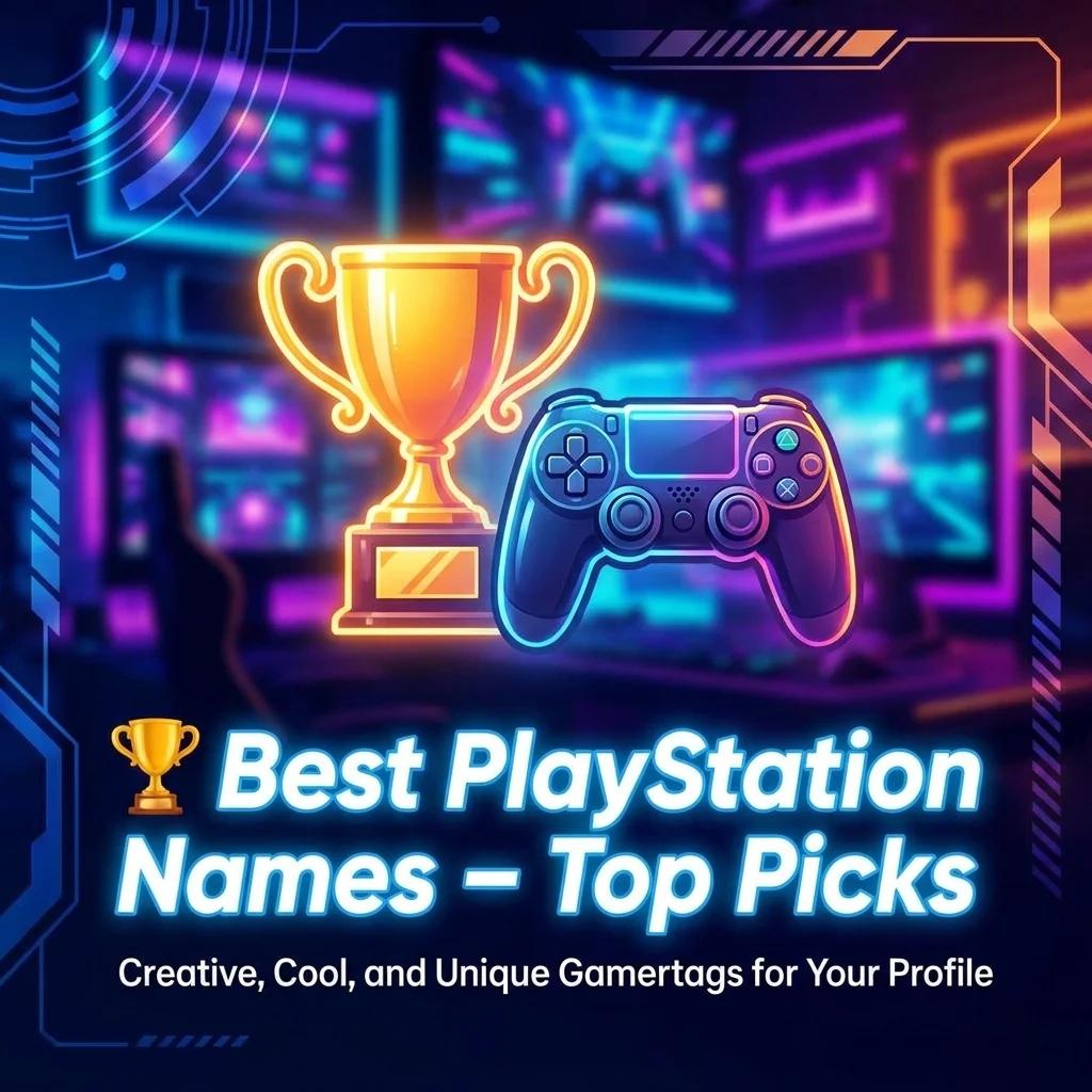 🏆 Best PlayStation Names – Top Picks