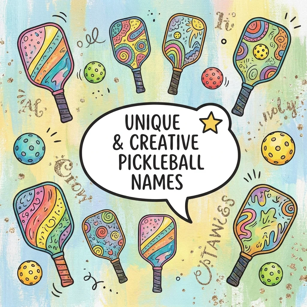 🌟 Unique & Creative Pickleball Names