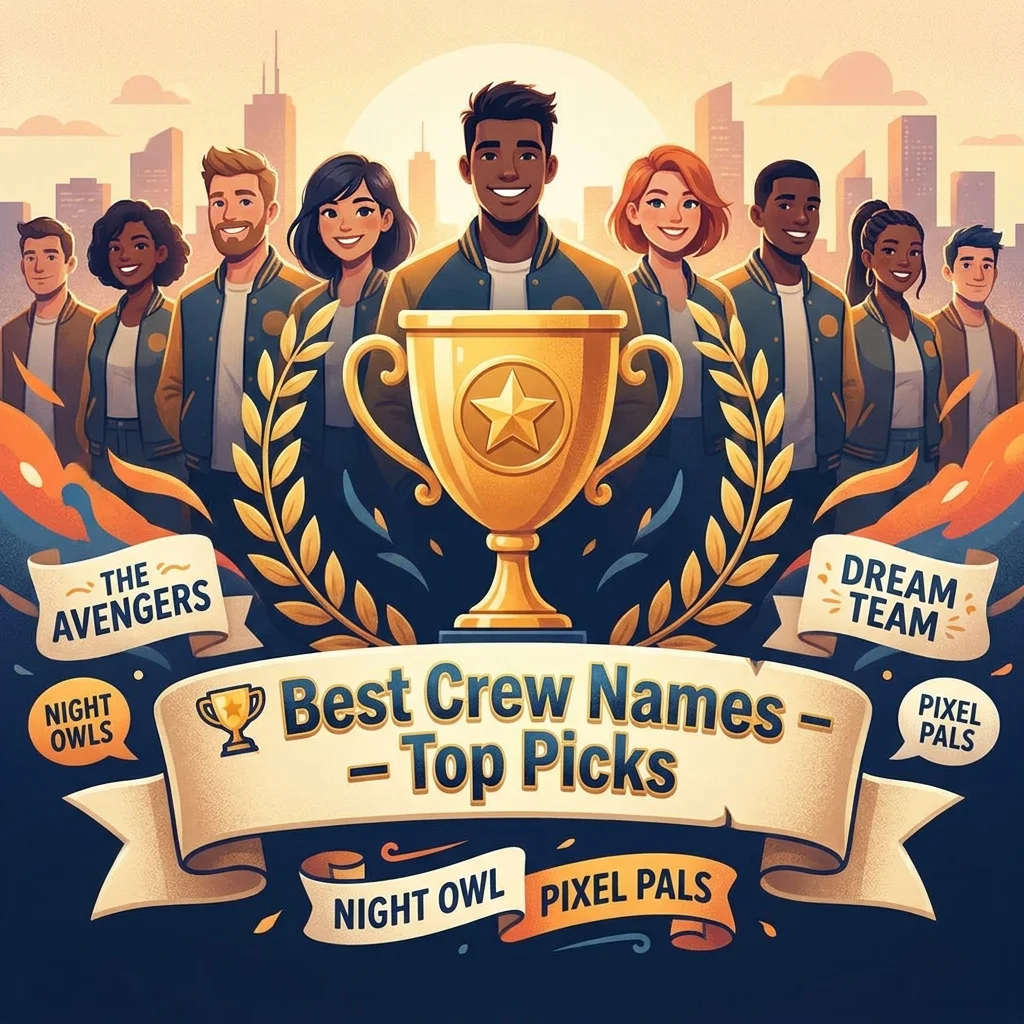 🏆 Best Crew Names – Top Picks