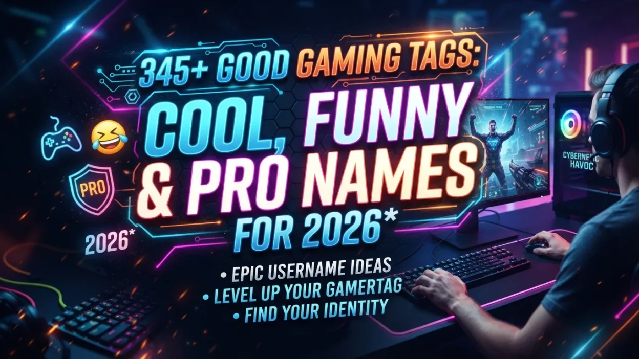 Good Gaming Tags