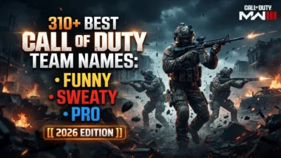 Call of Duty Team Names