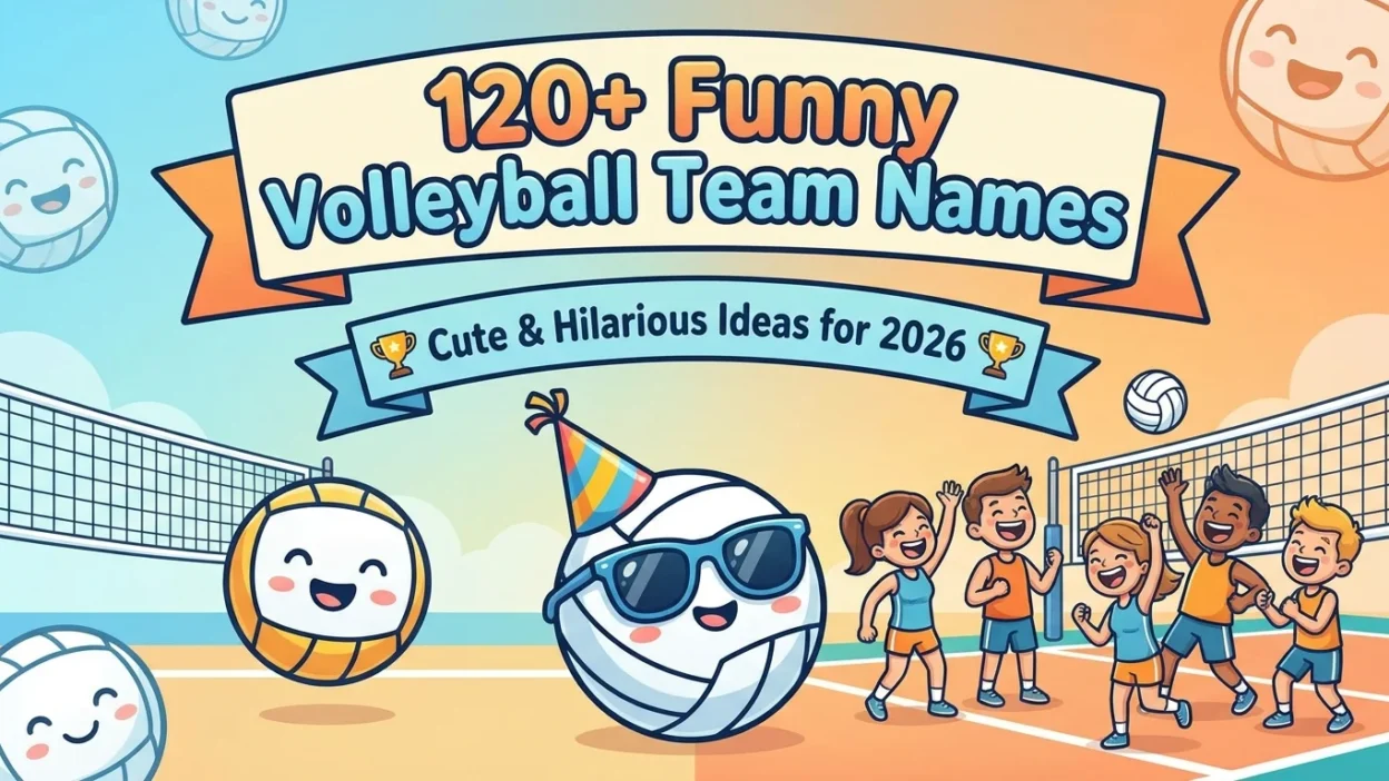 Funny Volleyball Team Names