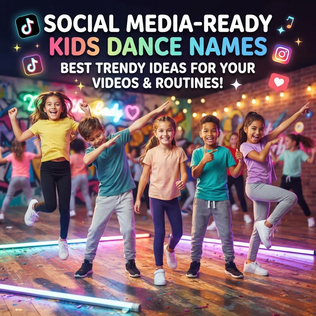 π± Social Media-Ready Kids Dance Names
