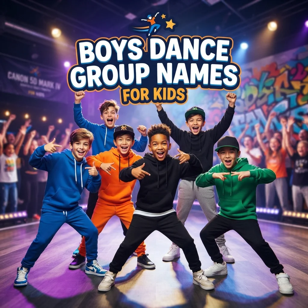 π¦Έ Boys Dance Group Names for Kids