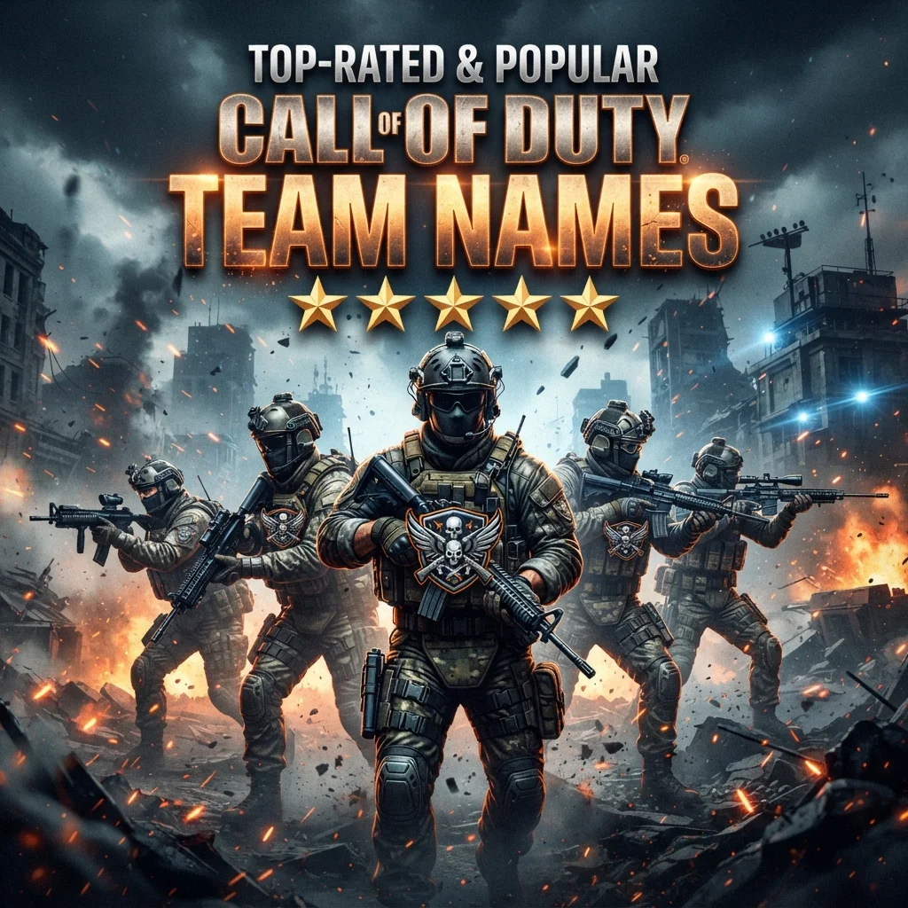 Top-Rated & Popular Call of Duty Team Names โญ