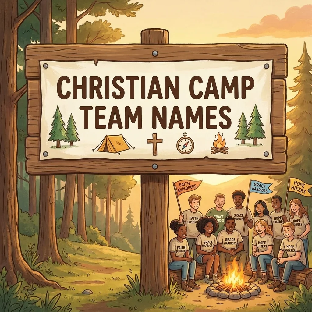 🏕️ Christian Camp Team Names