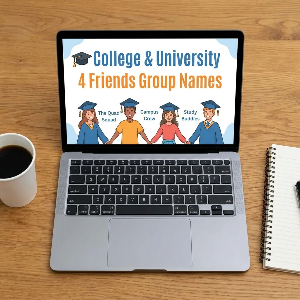 🎓 College & University 4 Friends Group Names