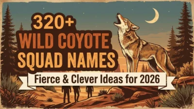 Wild Coyote Squad Names