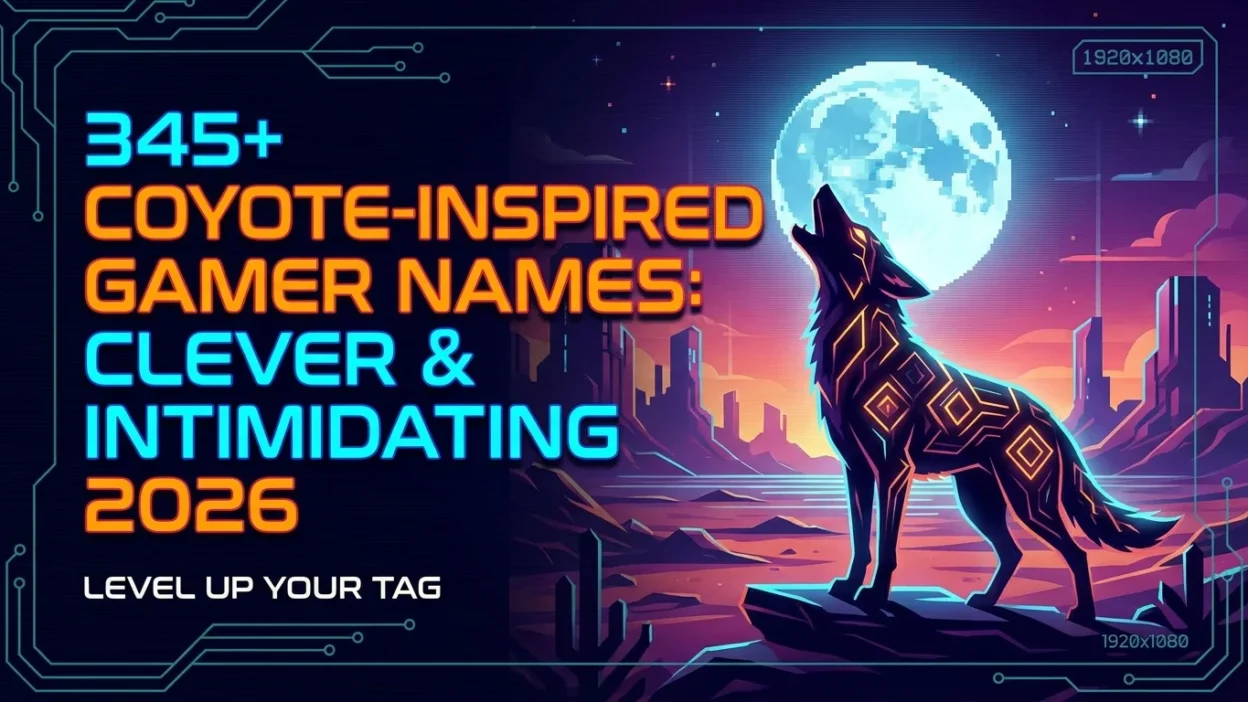 Coyote-Inspired Gamer Names