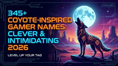 Coyote-Inspired Gamer Names