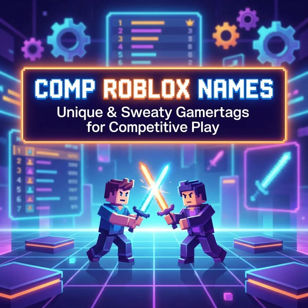 Comp usernames with tags featuring short, competitive, and stylish gaming name ideas