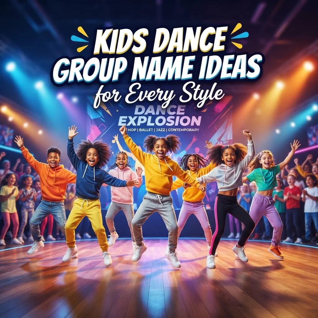 Kids dance group name ideas for every style