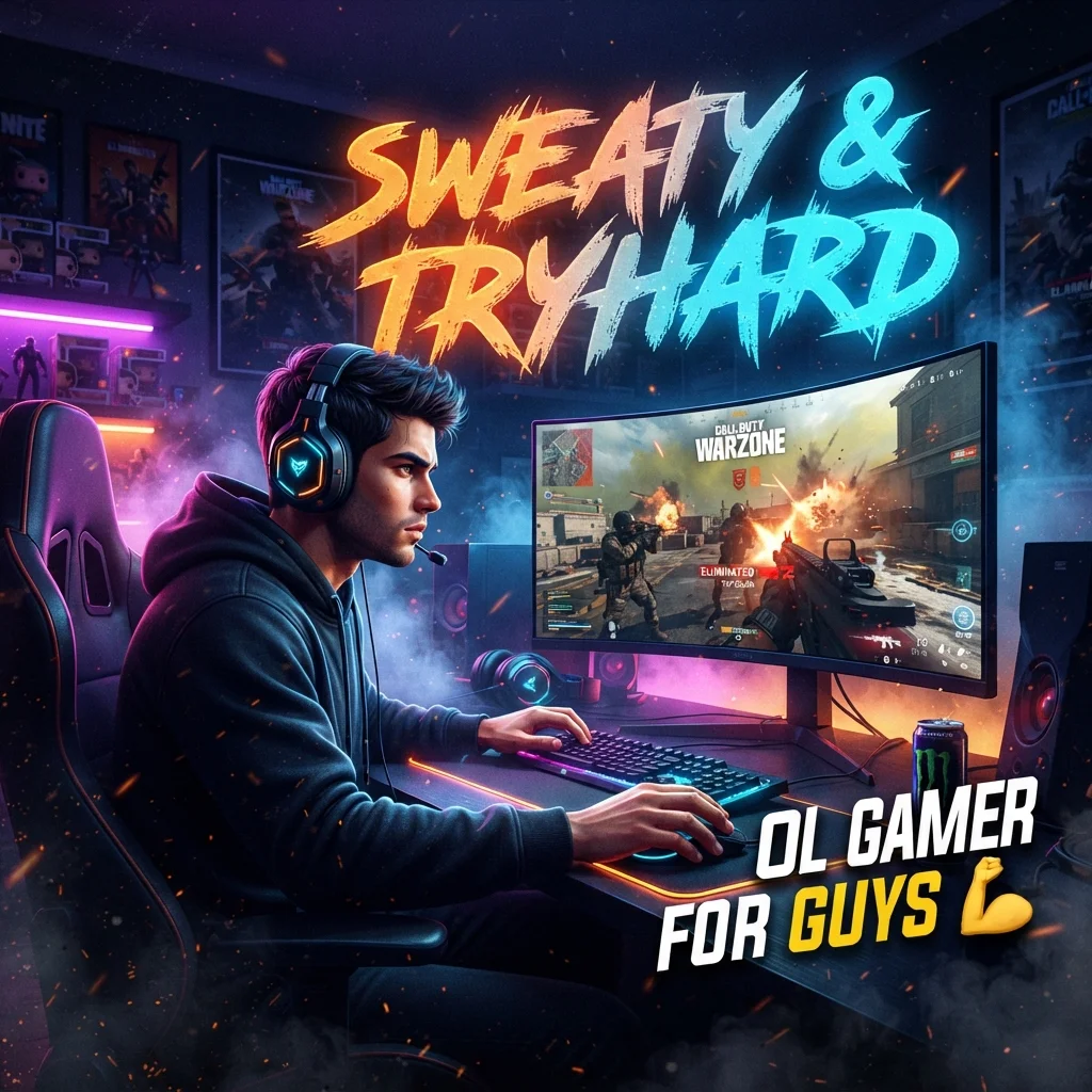 Sweaty and tryhard cool gamer tags for guys with competitive gaming name ideas