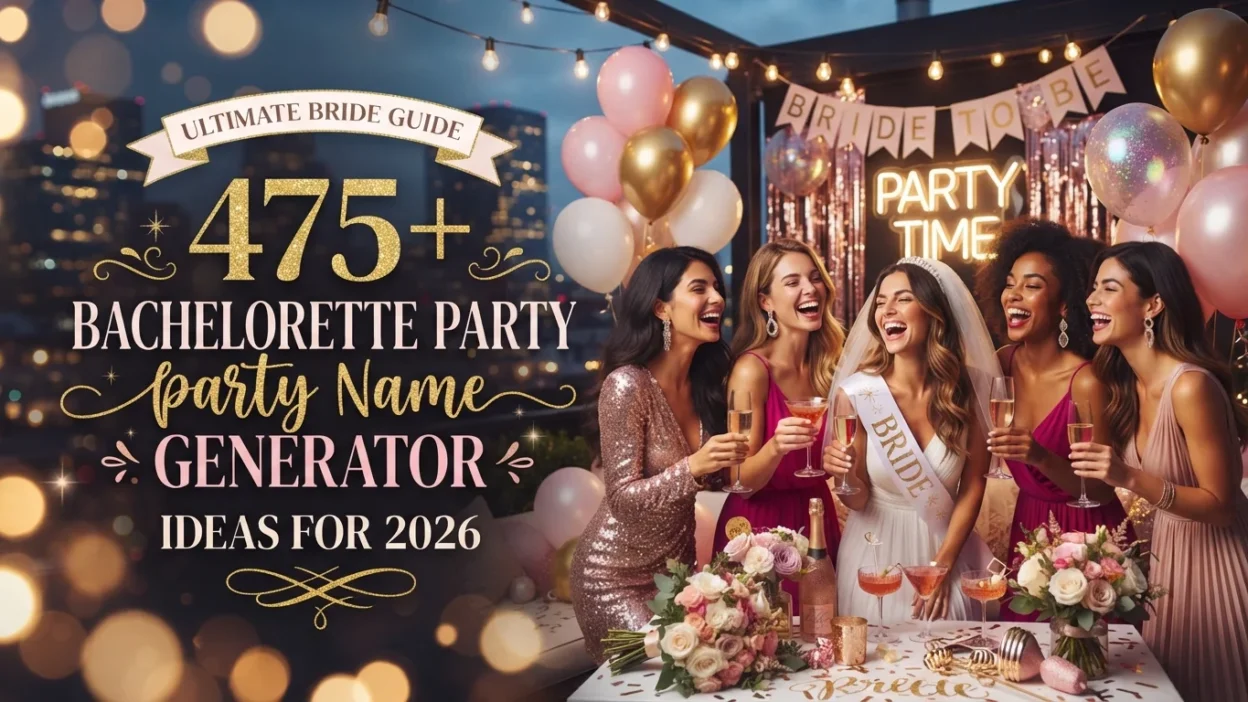 475+ bachelorette party name generator ideas for 2026
