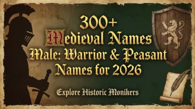 300+ medieval male names for 2026 featuring warrior, peasant, noble, historical, and Old English-inspired name ideas