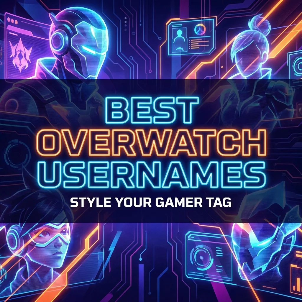 Best Overwatch usernames featuring cool, unique, funny, and creative gaming name ideas