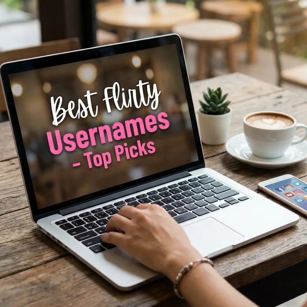 Best flirty usernames with playful, charming, and creative ideas for social profiles
