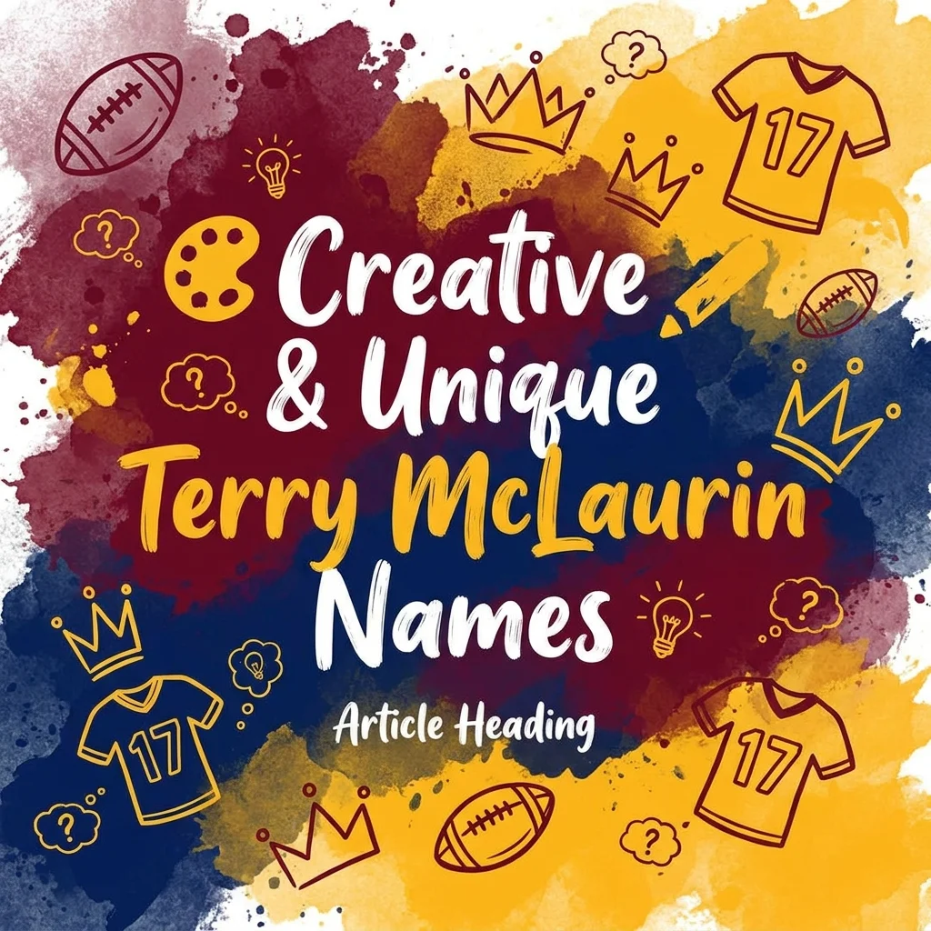 🎨 Creative & Unique Terry McLaurin Names