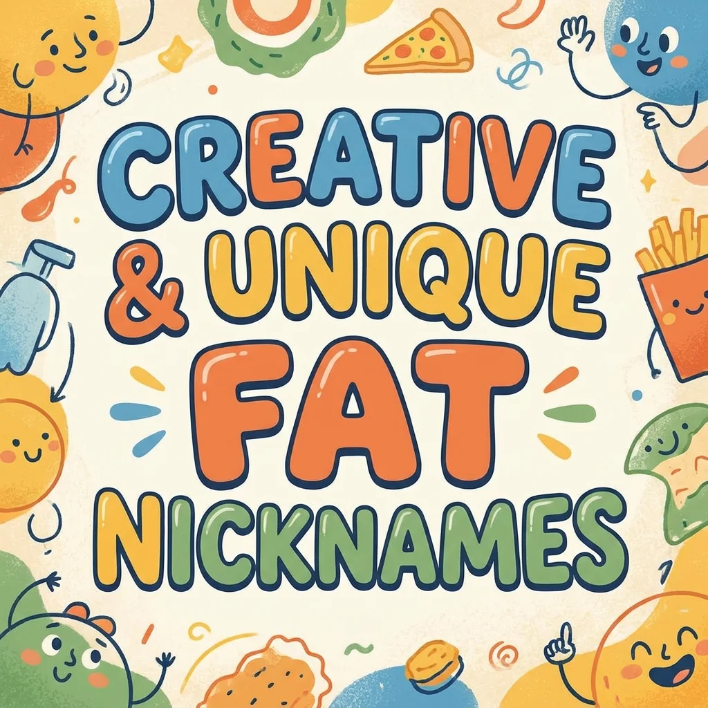 🎨 Creative & Unique Fat Nicknames