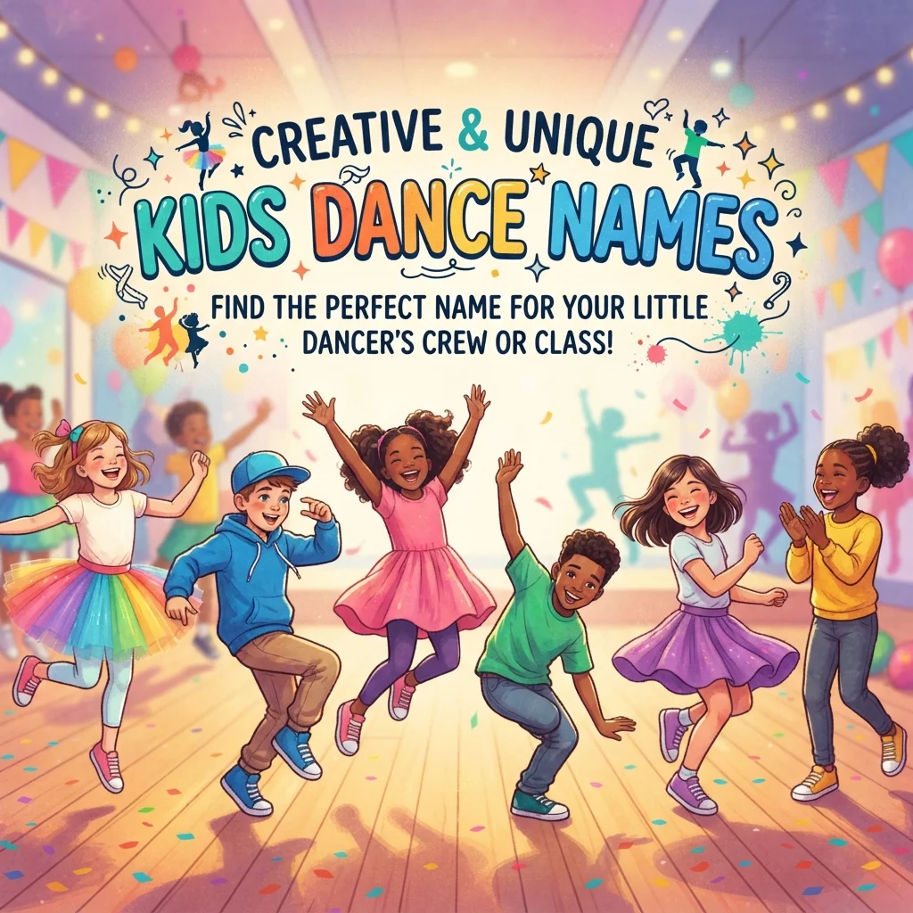 π¨ Creative & Unique Kids Dance Names