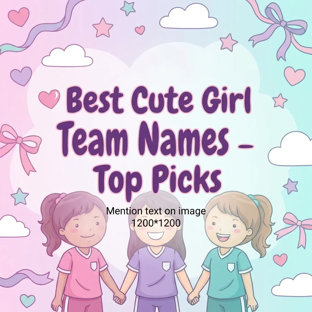 💖 Best Cute Girl Team Names – Top Picks
