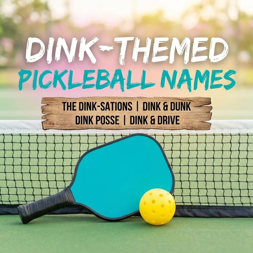 🎾 Dink-Themed Pickleball Names