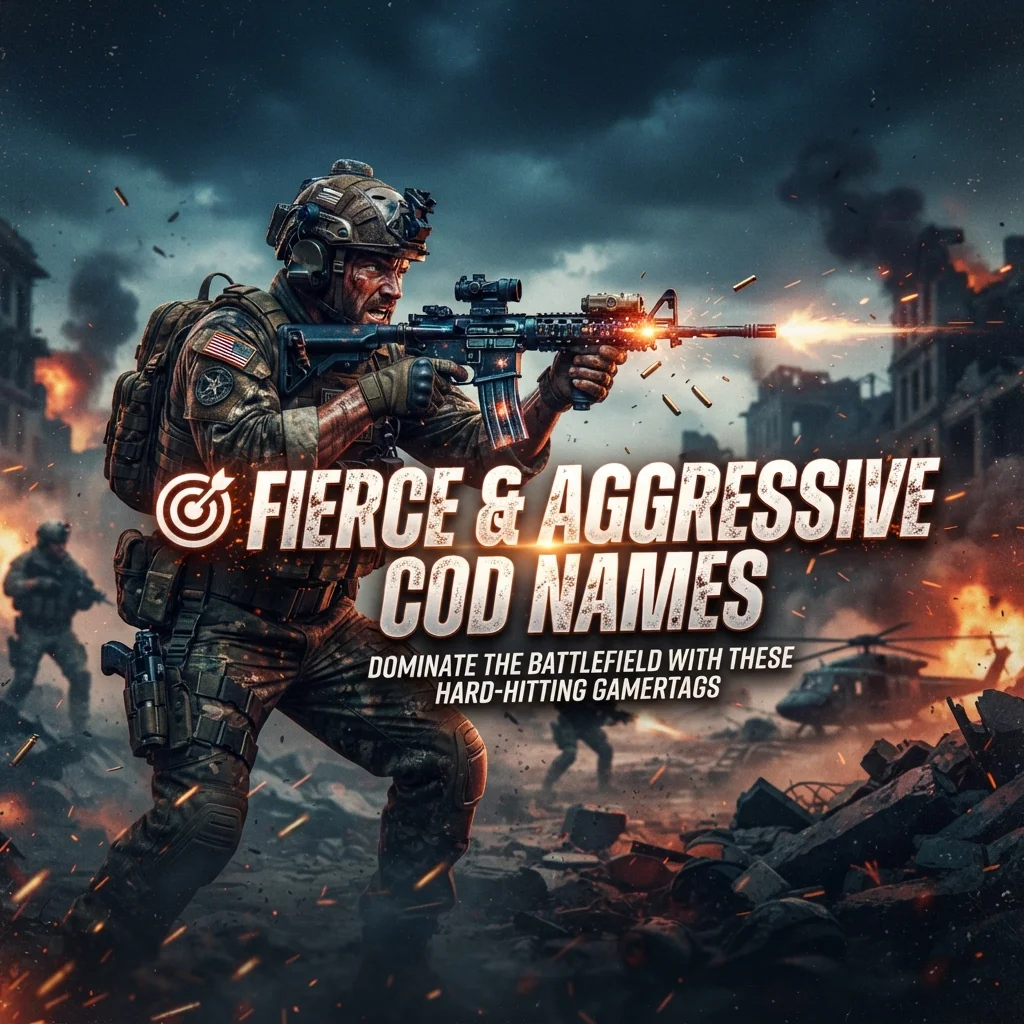 🎯 Fierce & Aggressive COD Names