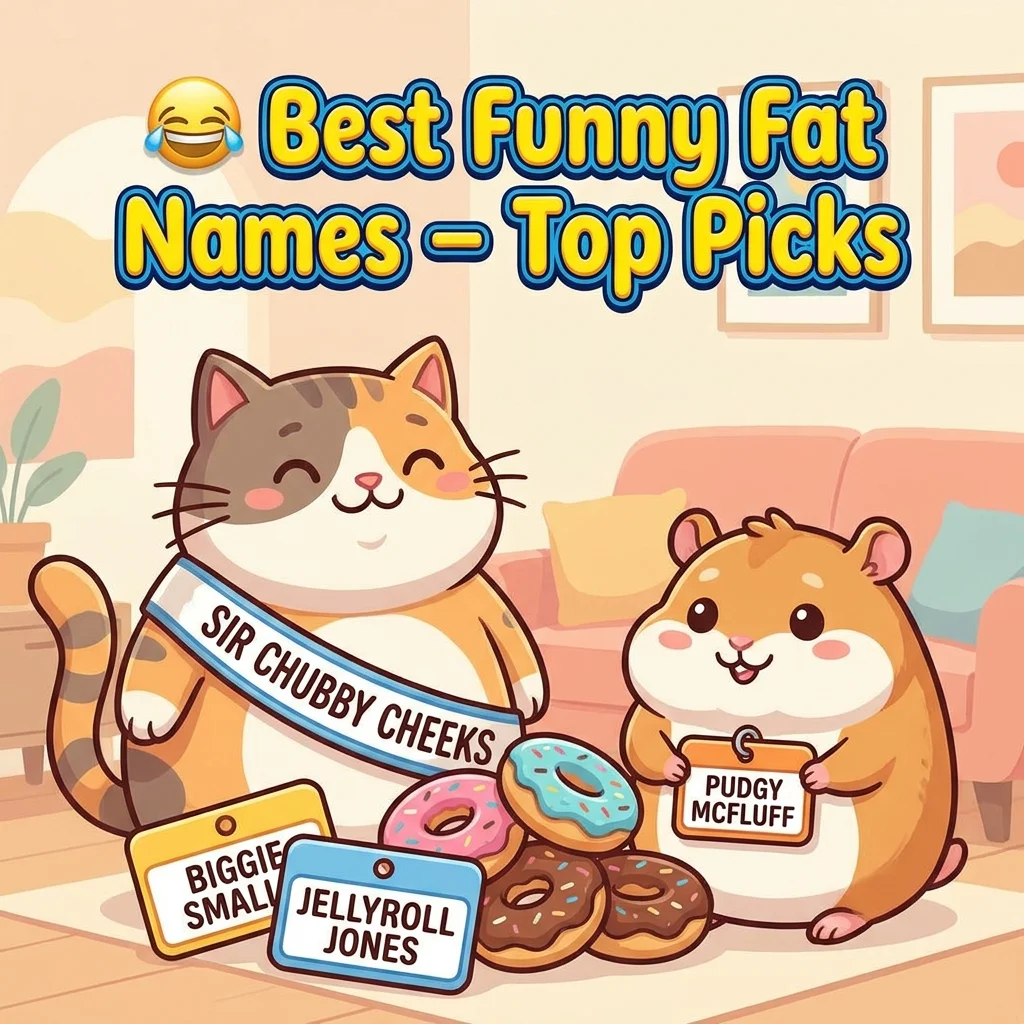 😂 Best Funny Fat Names – Top Picks