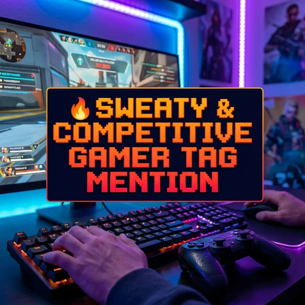 🔥 Sweaty & Competitive Gamer Tags
