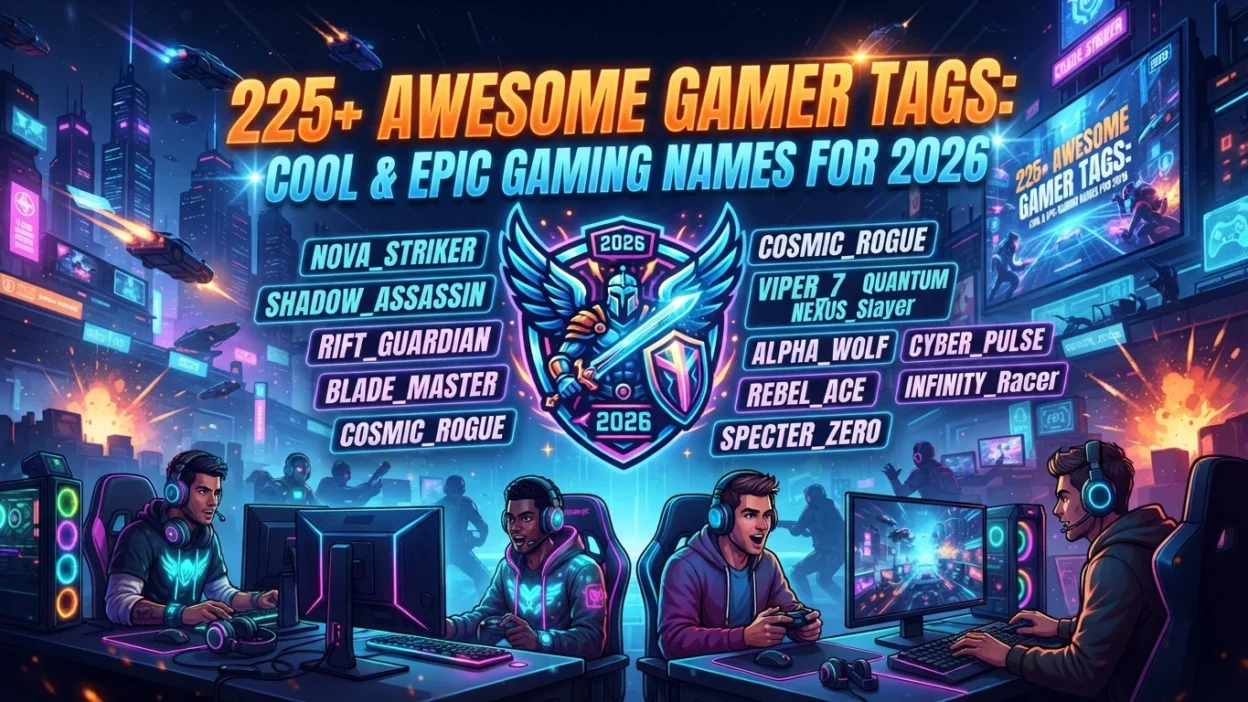 Awesome Gamer Tags