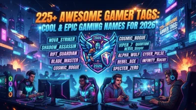 Awesome Gamer Tags