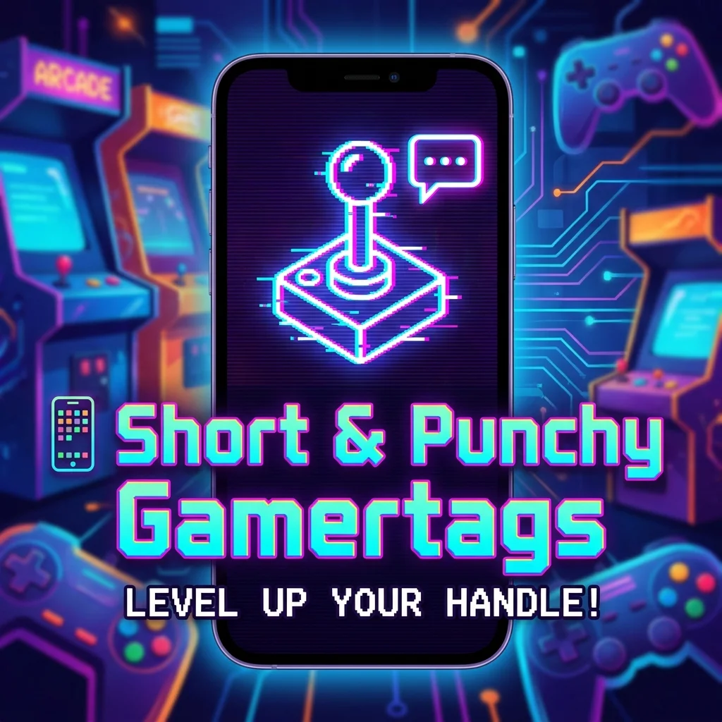 📱 Short & Punchy Gamertags