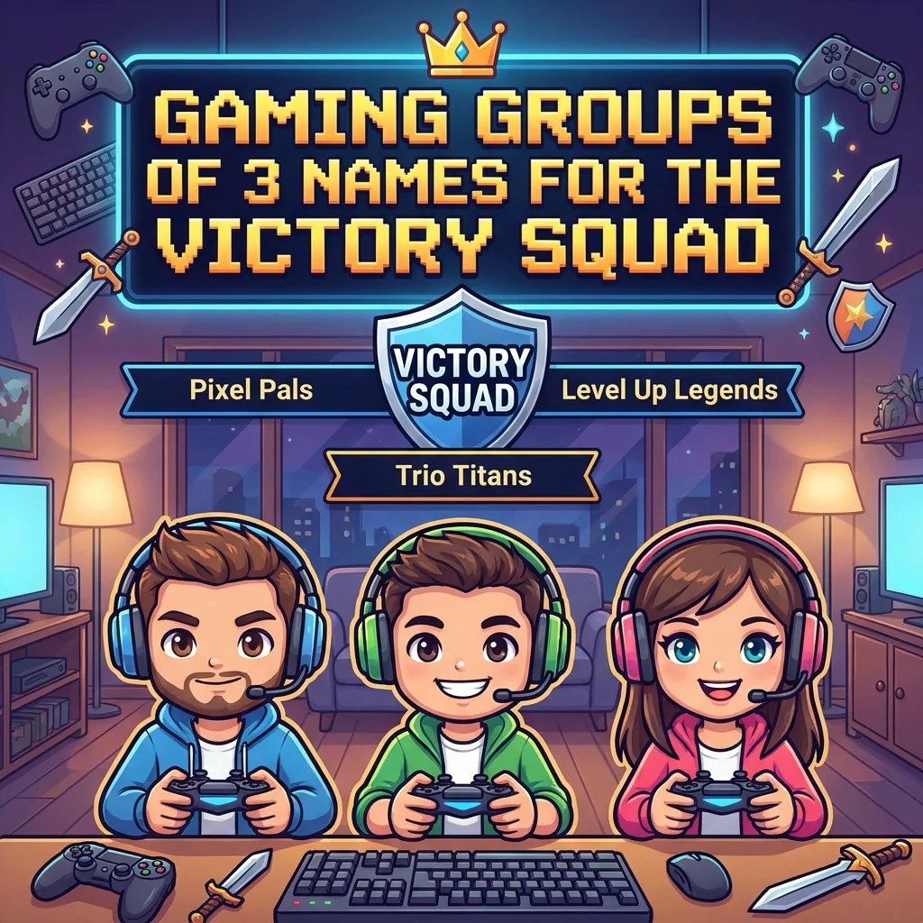 ๐ฎ Gaming Groups of 3 Names for the Victory Squad