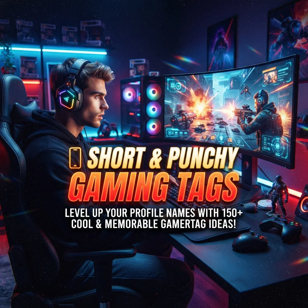 📱 Short & Punchy Gaming Tags