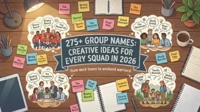 275+ creative group names for squads, friends, and teams with stylish ideas for every group in 2026