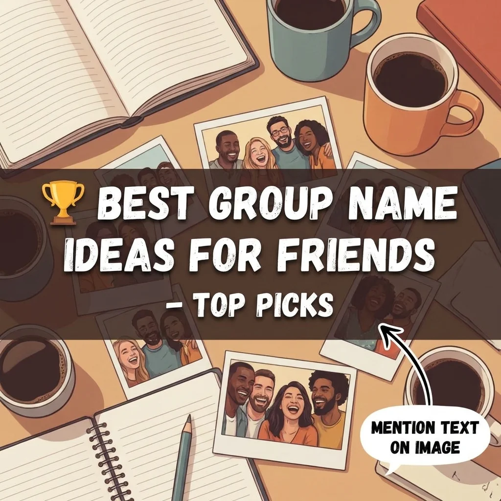 🏆 Best Group Name Ideas for Friends – Top Picks