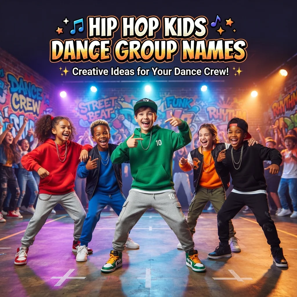 π΅ Hip Hop Kids Dance Group Names