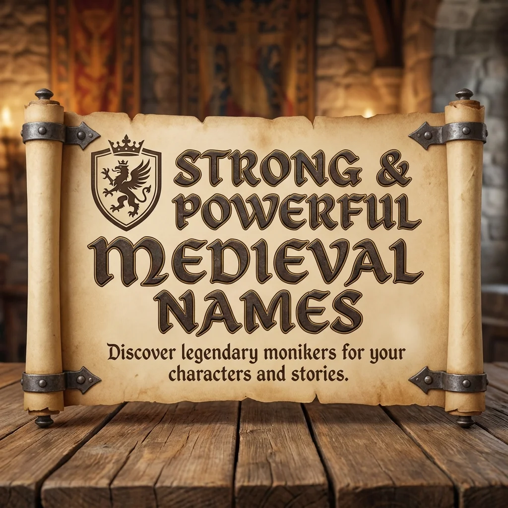 🛡️ Strong & Powerful Medieval Names