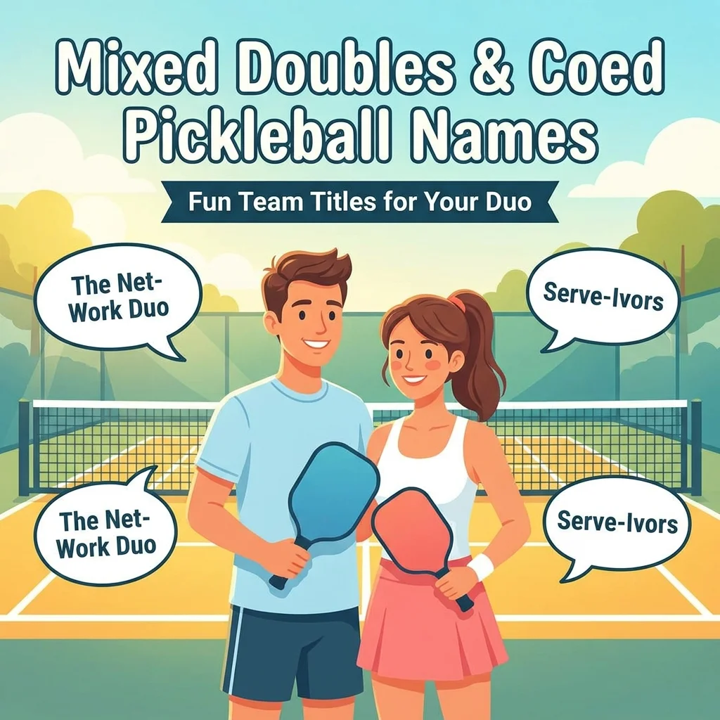 👫 Mixed Doubles & Coed Pickleball Names