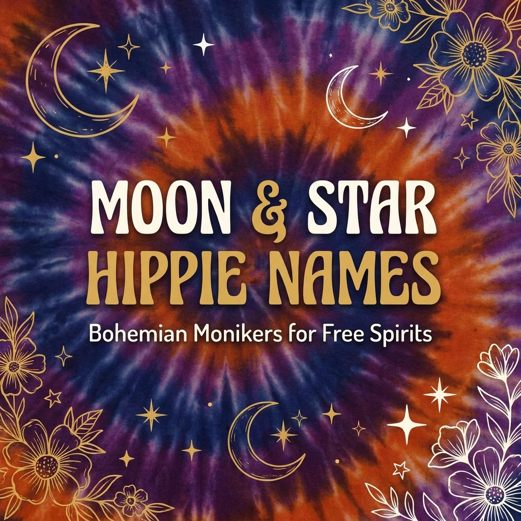 🌙 Moon & Star Hippie Names